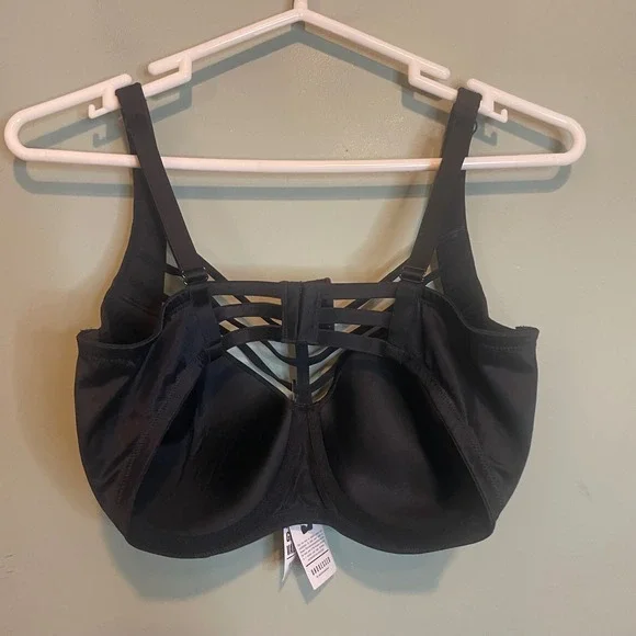 NWT Marlies Dekkers Womens Paddded Push Up Plunge Balcony Bra Black Size‎ 38f - Picture 2 of 7
